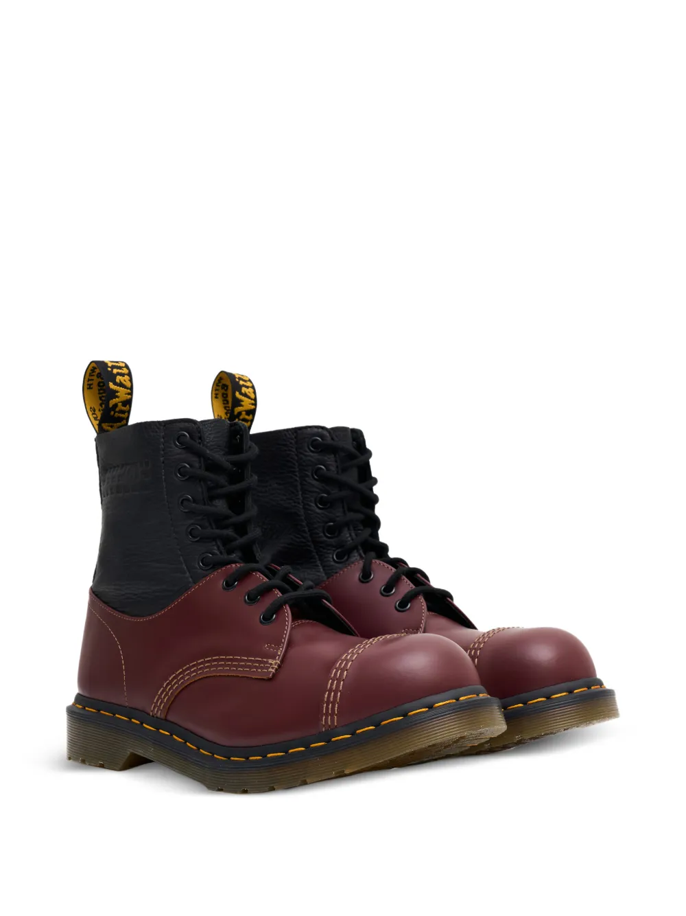 Dr. Martens x MM6 Maison Margiela 1460 Twisted and Reimagined leren laarzen Rood