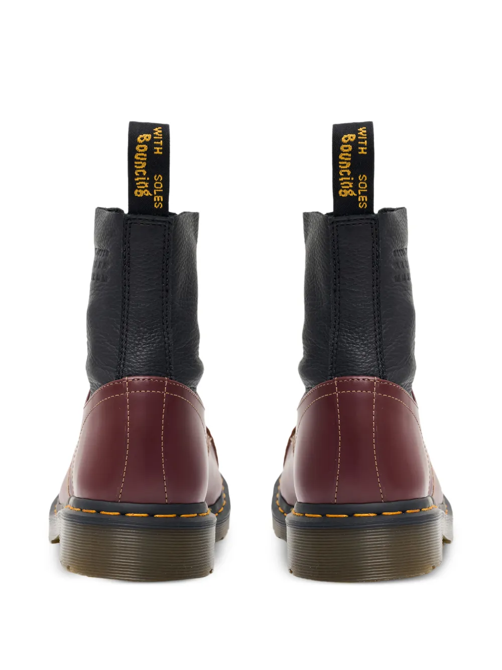 Dr. Martens x MM6 Maison Margiela 1460 Twisted and Reimagined leren laarzen Rood