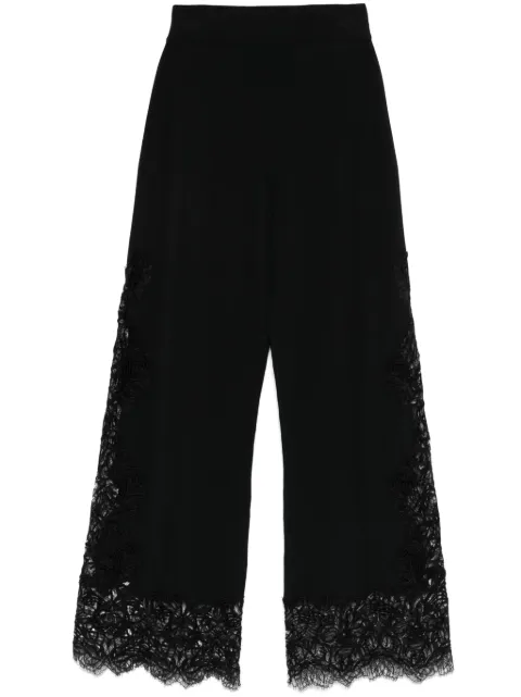Ermanno Scervino pantalones con paneles de encaje