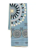 N.Peal printed scarf - Blue