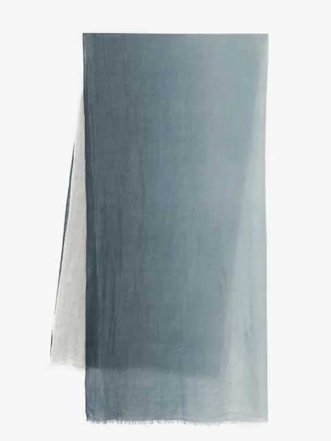N.Peal dip-dye cashmere scarf