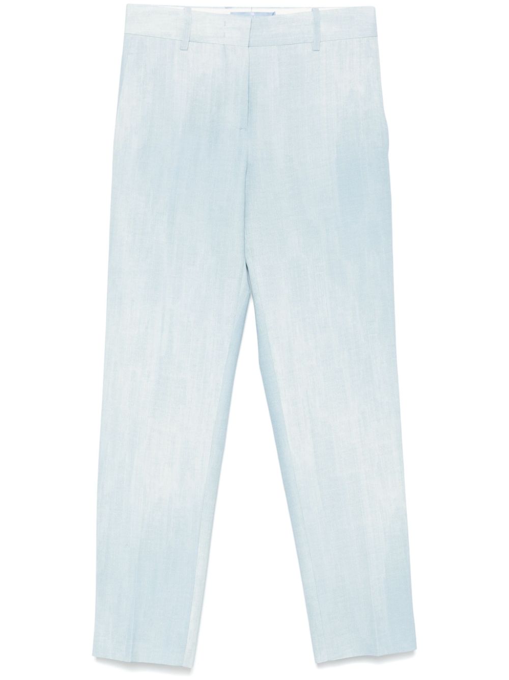 Ermanno Scervino denim-print trousers - Blue