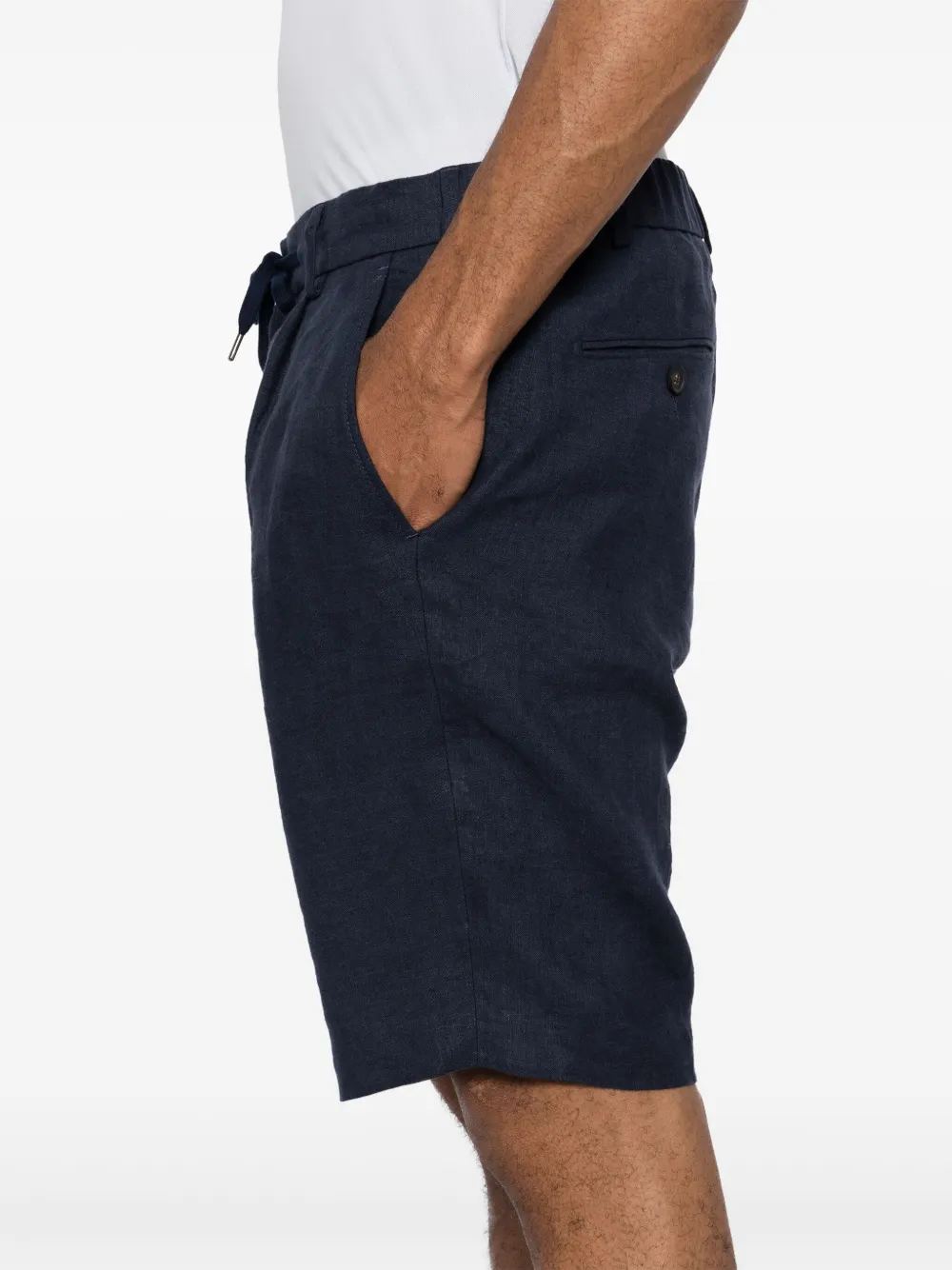 N.Peal Shorts met trekkoord Blauw