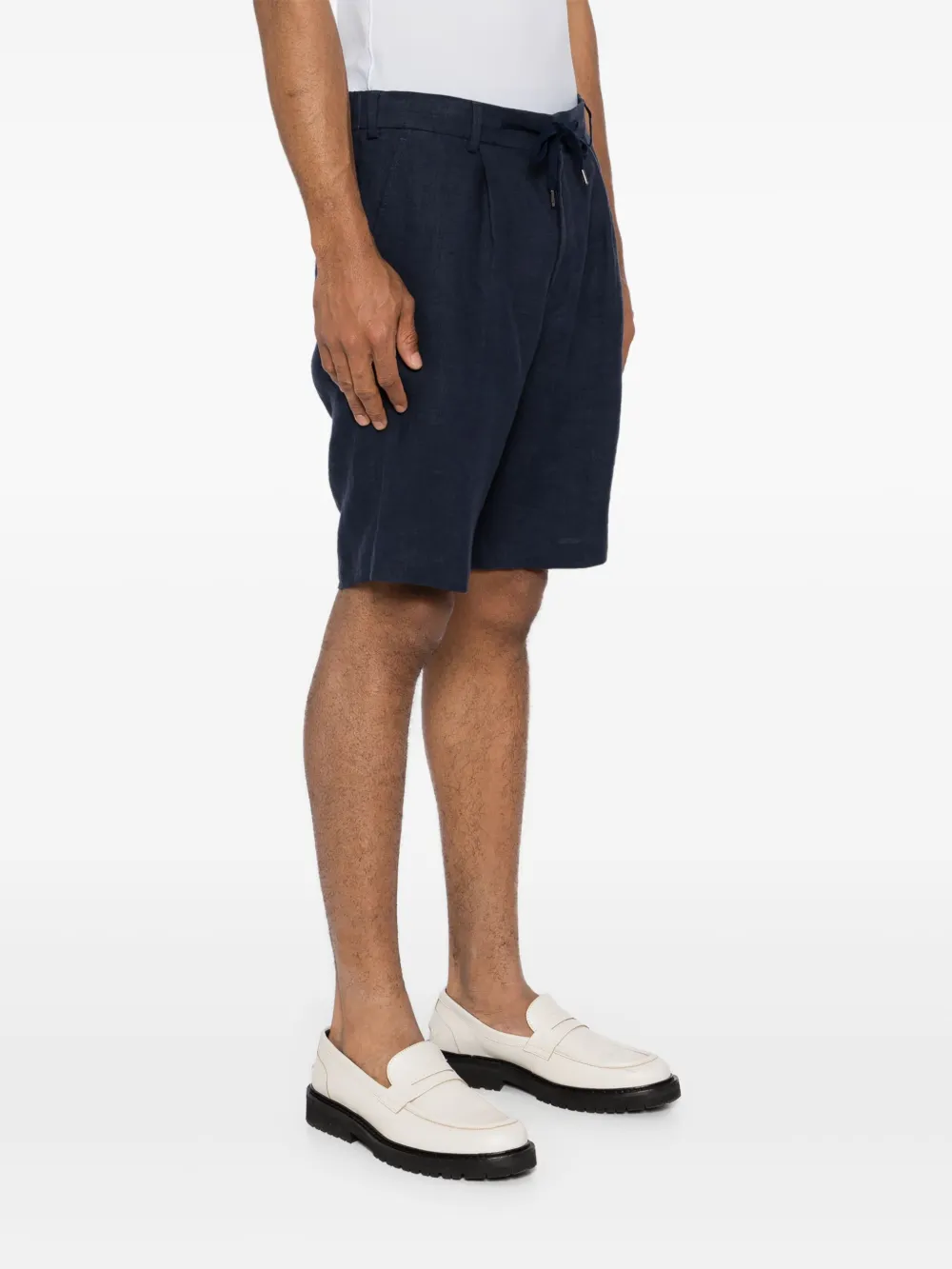 N.Peal Shorts met trekkoord Blauw