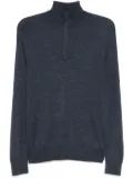 N.Peal Regent FG Half Zip jumper - Blue