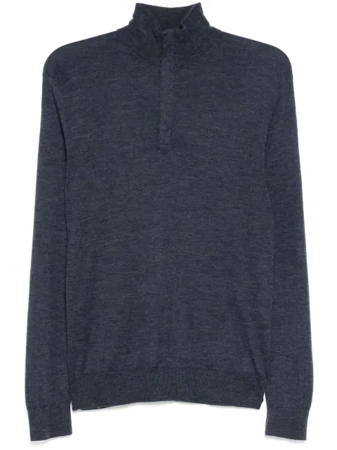 N.Peal Regent FG Half Zip jumper