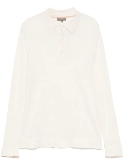 N.Peal long sleeves polo shirt