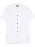 N.Peal cuban collar shirt - White