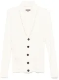 N.Peal shawl collar cardigan - White