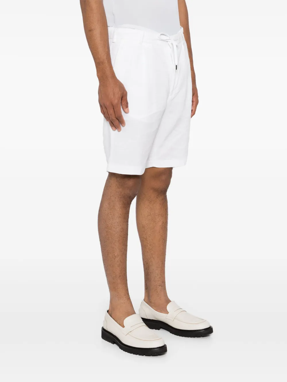 N.Peal Atrani linnen shorts Wit