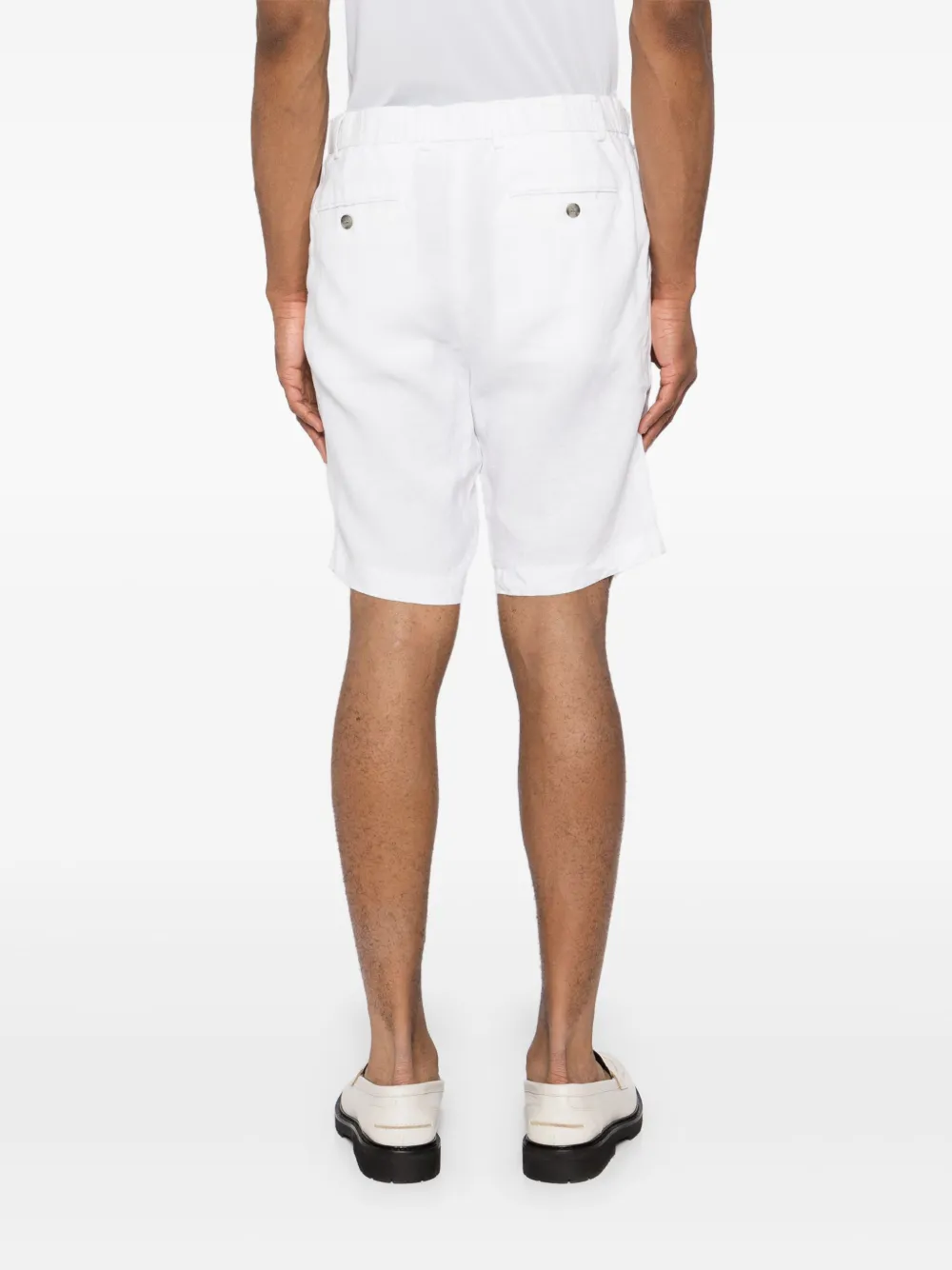 N.Peal Atrani linnen shorts Wit