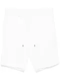 N.Peal Atrani Linen shorts - White