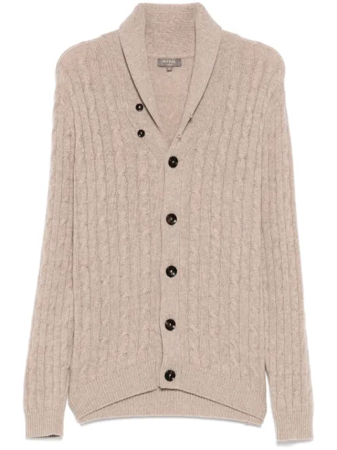N.Peal cárdigan Garrick Shawl Cable