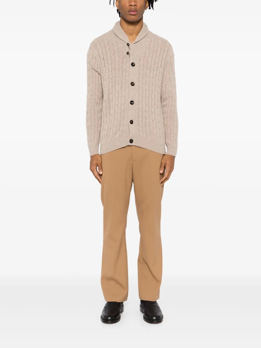 N.Peal Garrick Shawl Cable cardigan | Cardigans | Image 2