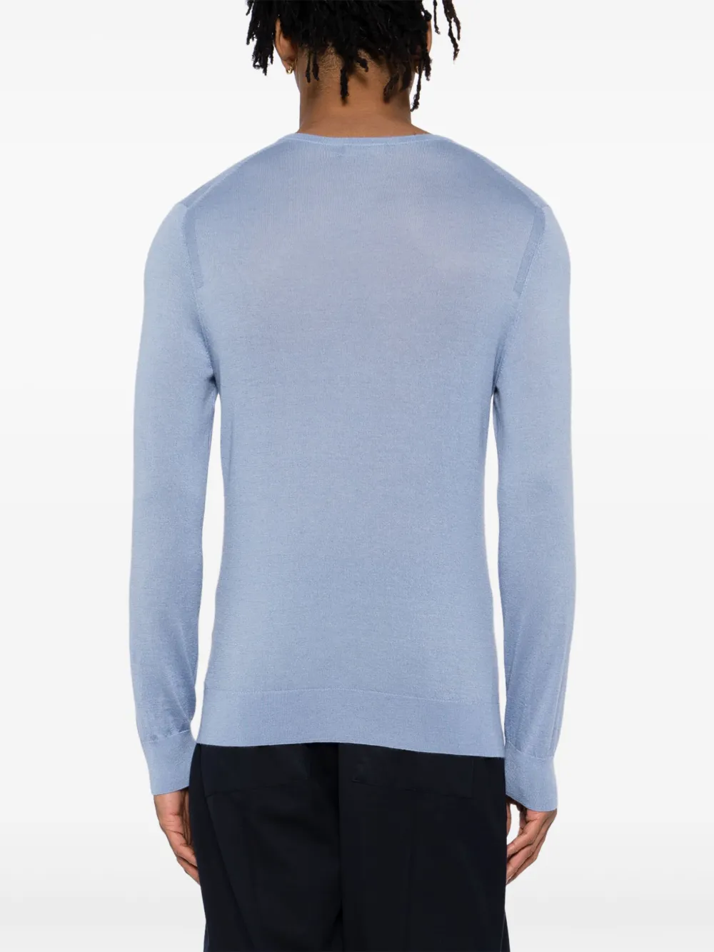 N.Peal Conduit FG trui met V-hals Blauw
