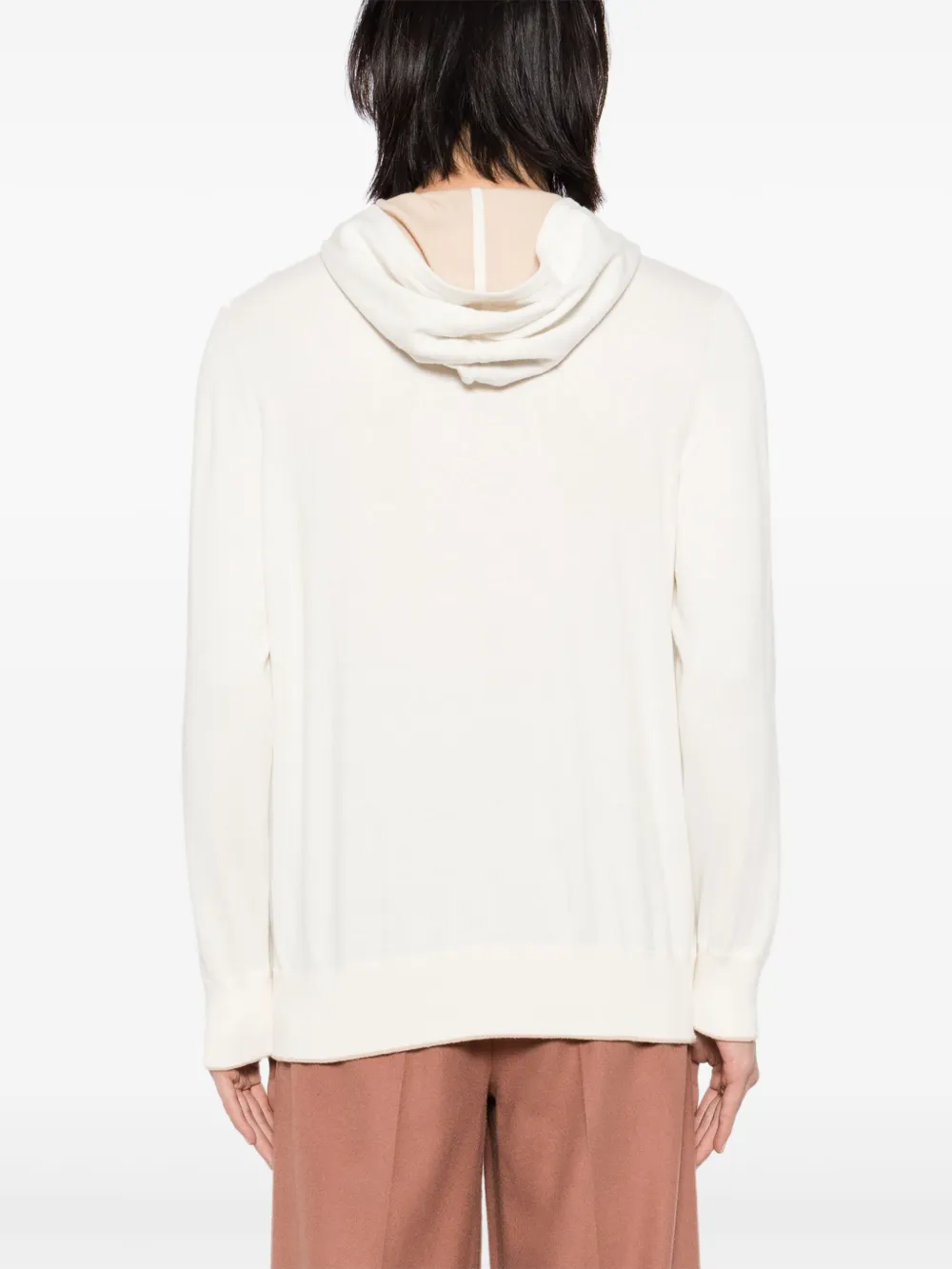 N.Peal Cash hoodie Beige