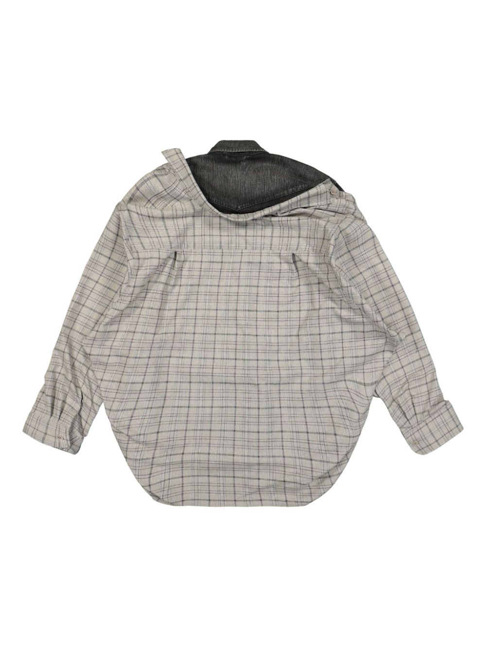 Doublet undressed layered shirt - Zwart