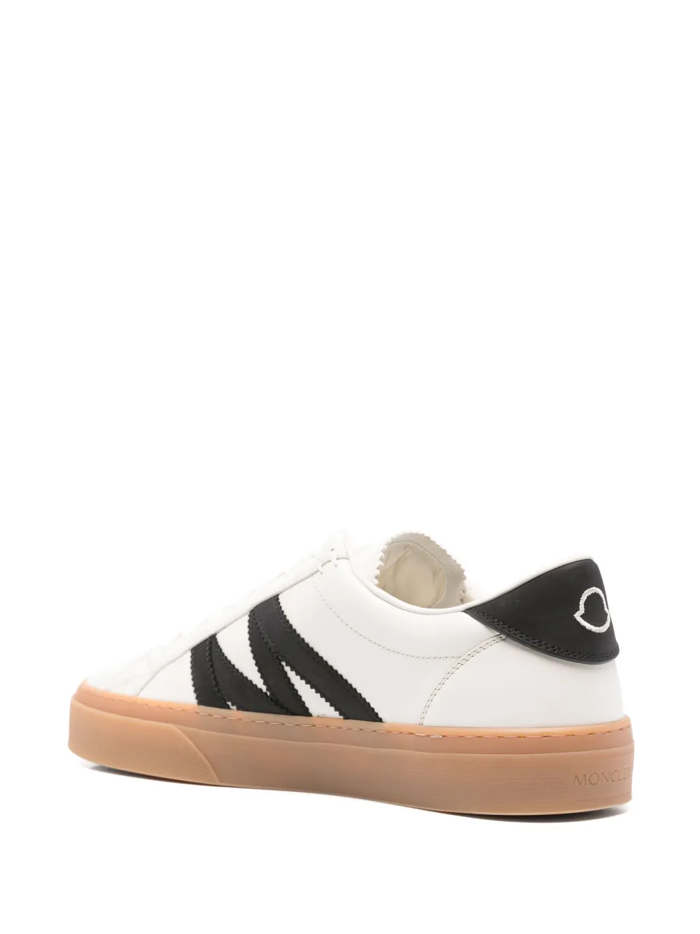 Moncler Monaco2 Leather Sneakers White