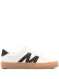 Moncler Monaco2 leather sneakers - White