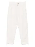 Brunello Cucinelli patch-pockets drawstring trousers - Neutrals