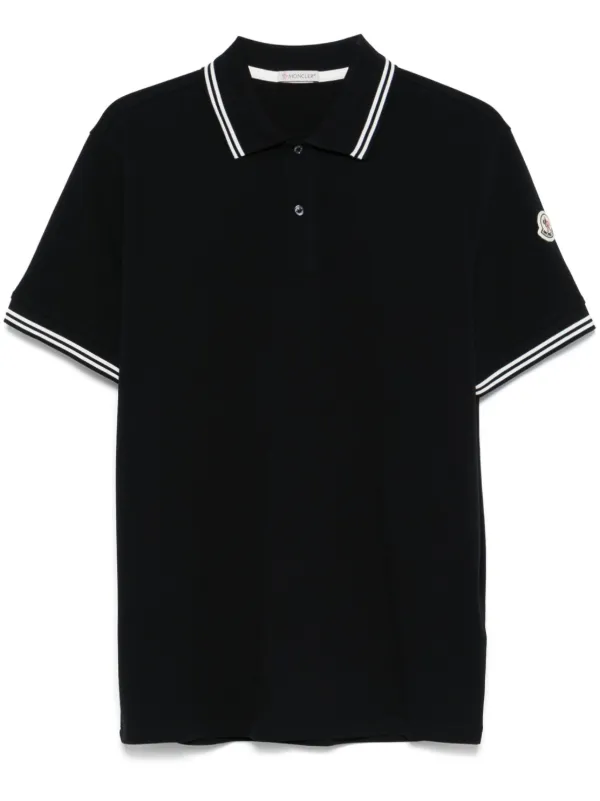 Moncler Polo a Maniche Corte | Blu | FARFETCH IT