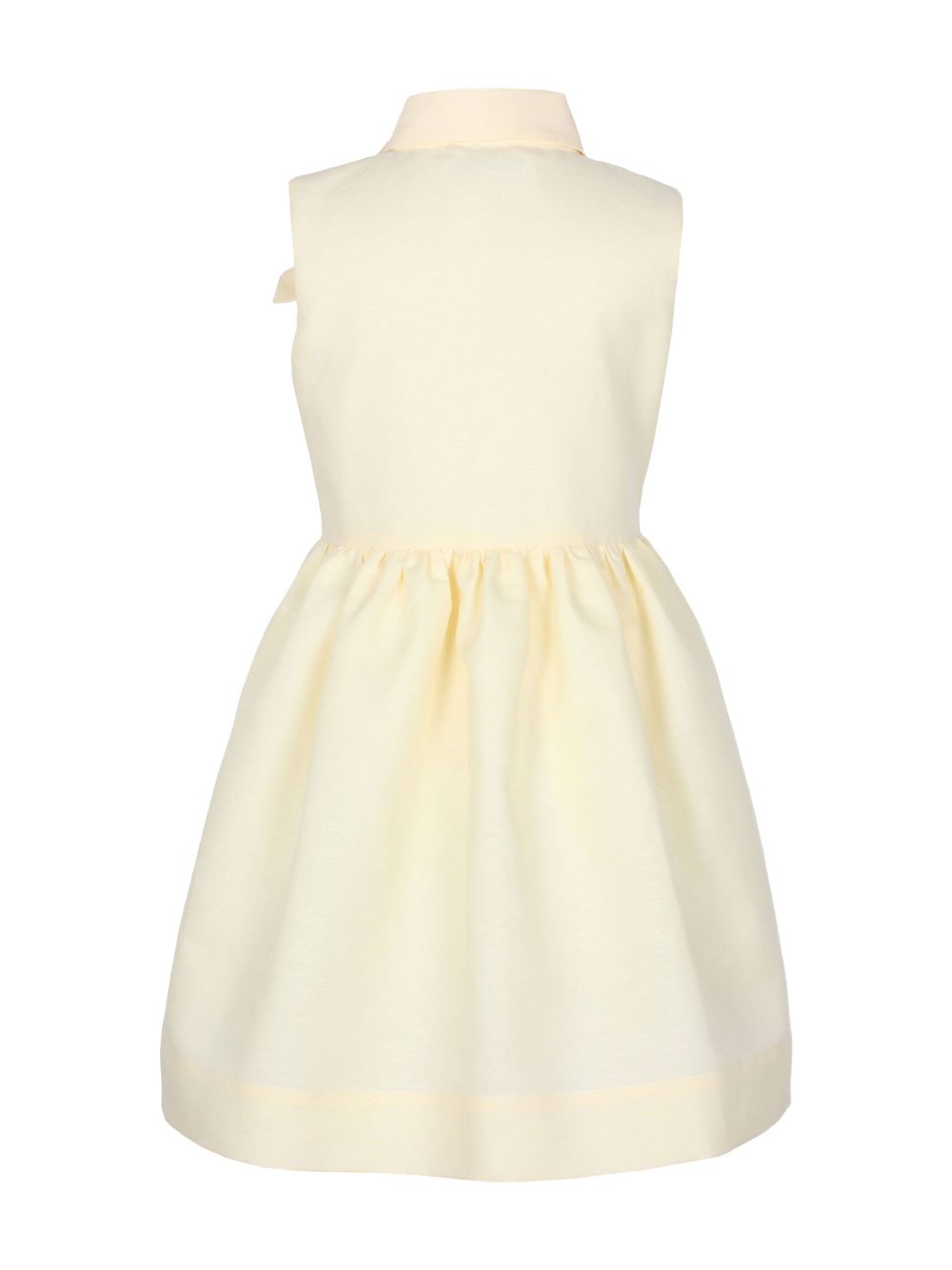 JESSIE AND JAMES floral-appliqué dress - Yellow