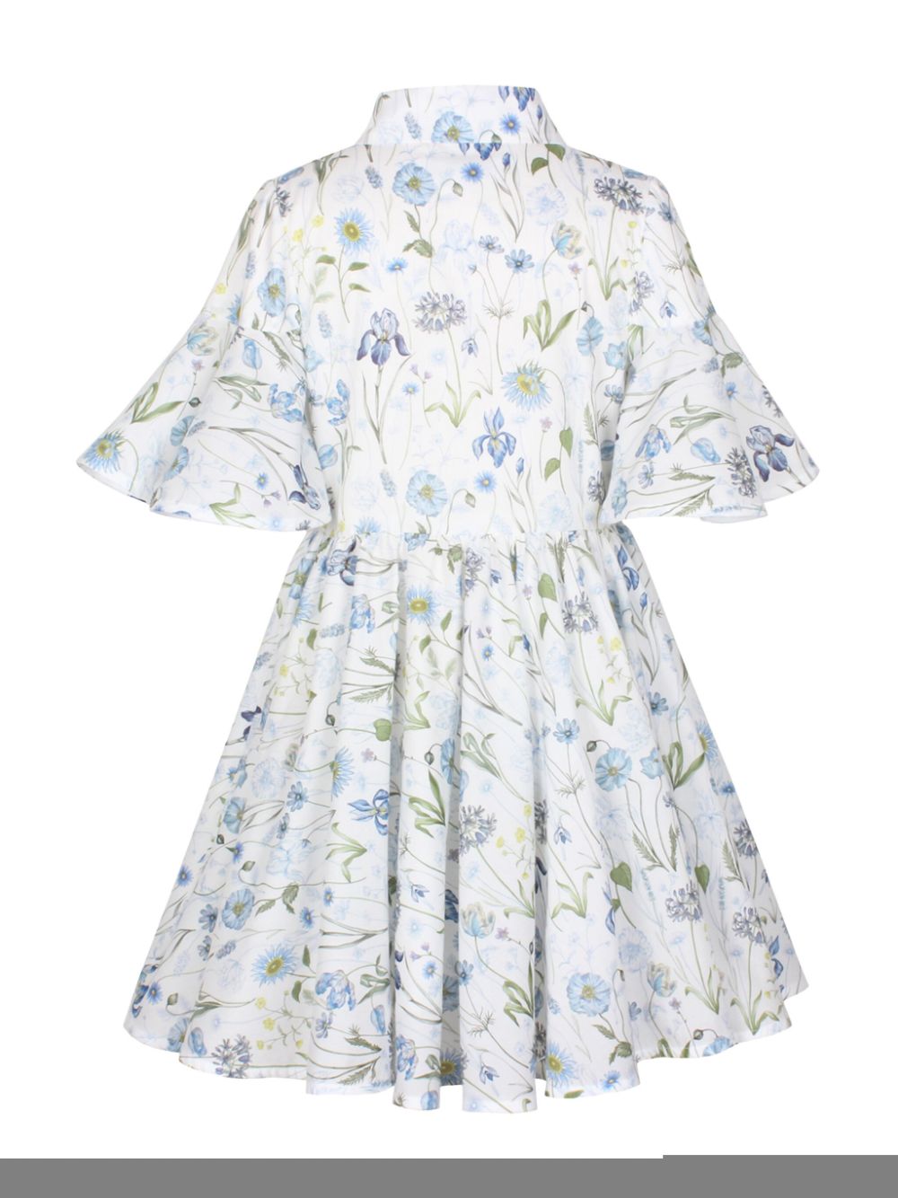 JESSIE AND JAMES floral-print mini dress - Wit