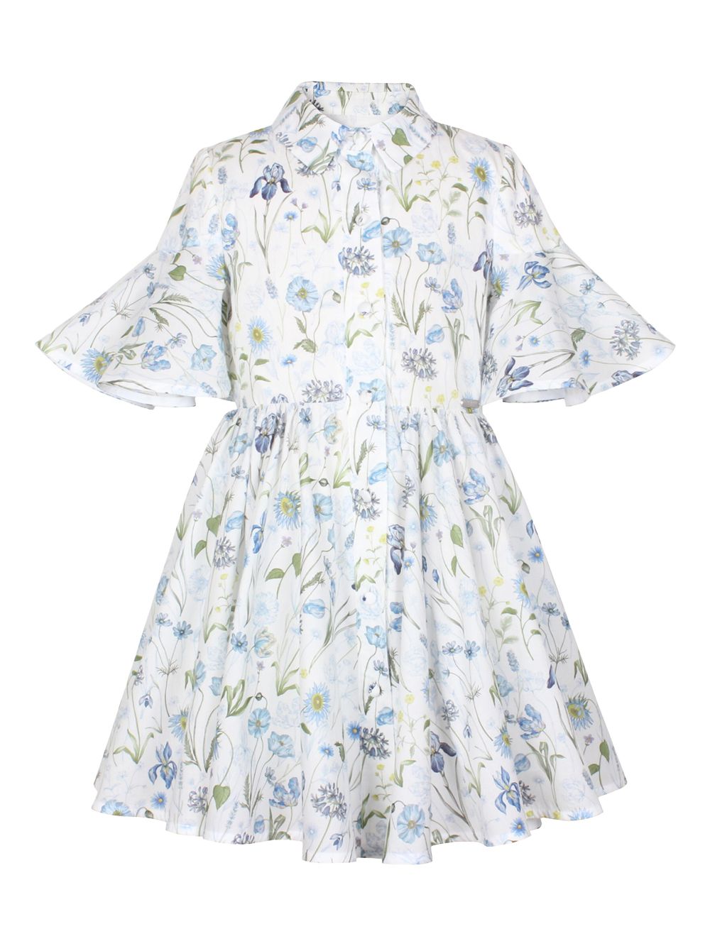 JESSIE AND JAMES floral-print mini dress - White