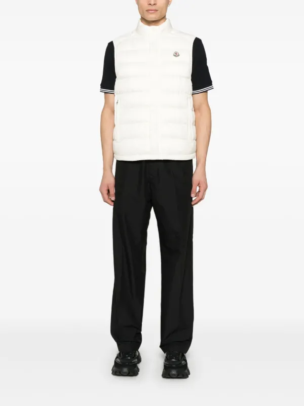 Moncler Colete Barthe | Branco | FARFETCH BR