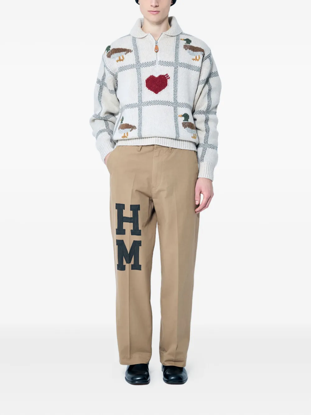 Human Made logo-print trousers | Tailored Trousers | Image 2