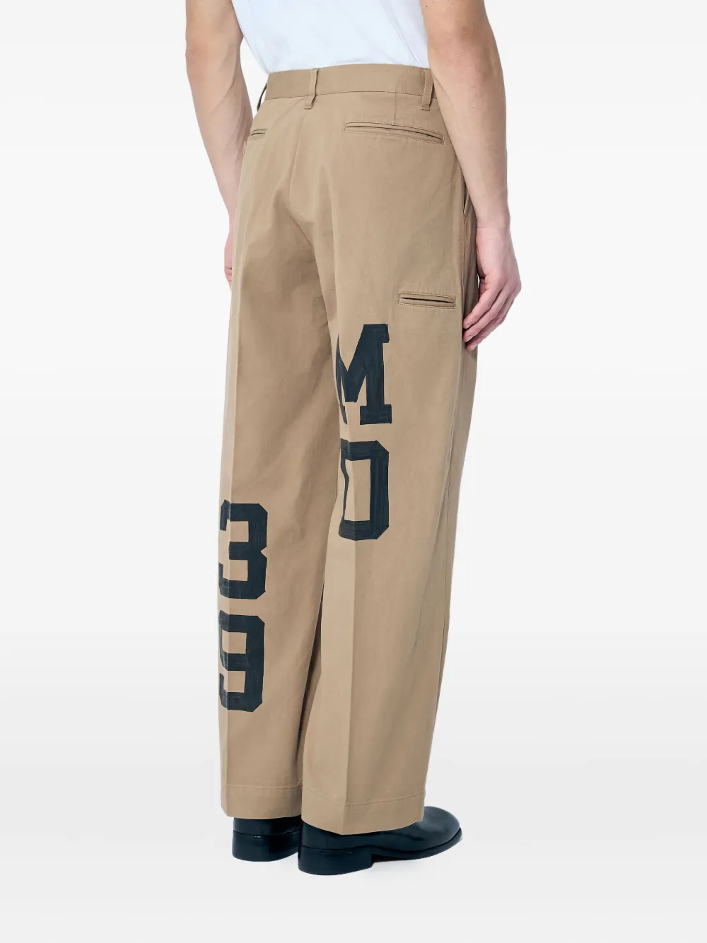Human Made logo-print trousers Bruin