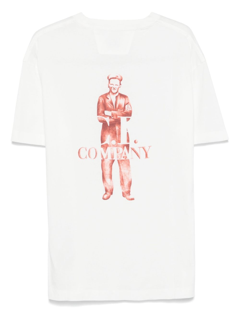 C.P. Company logo-print T-shirt - Wit