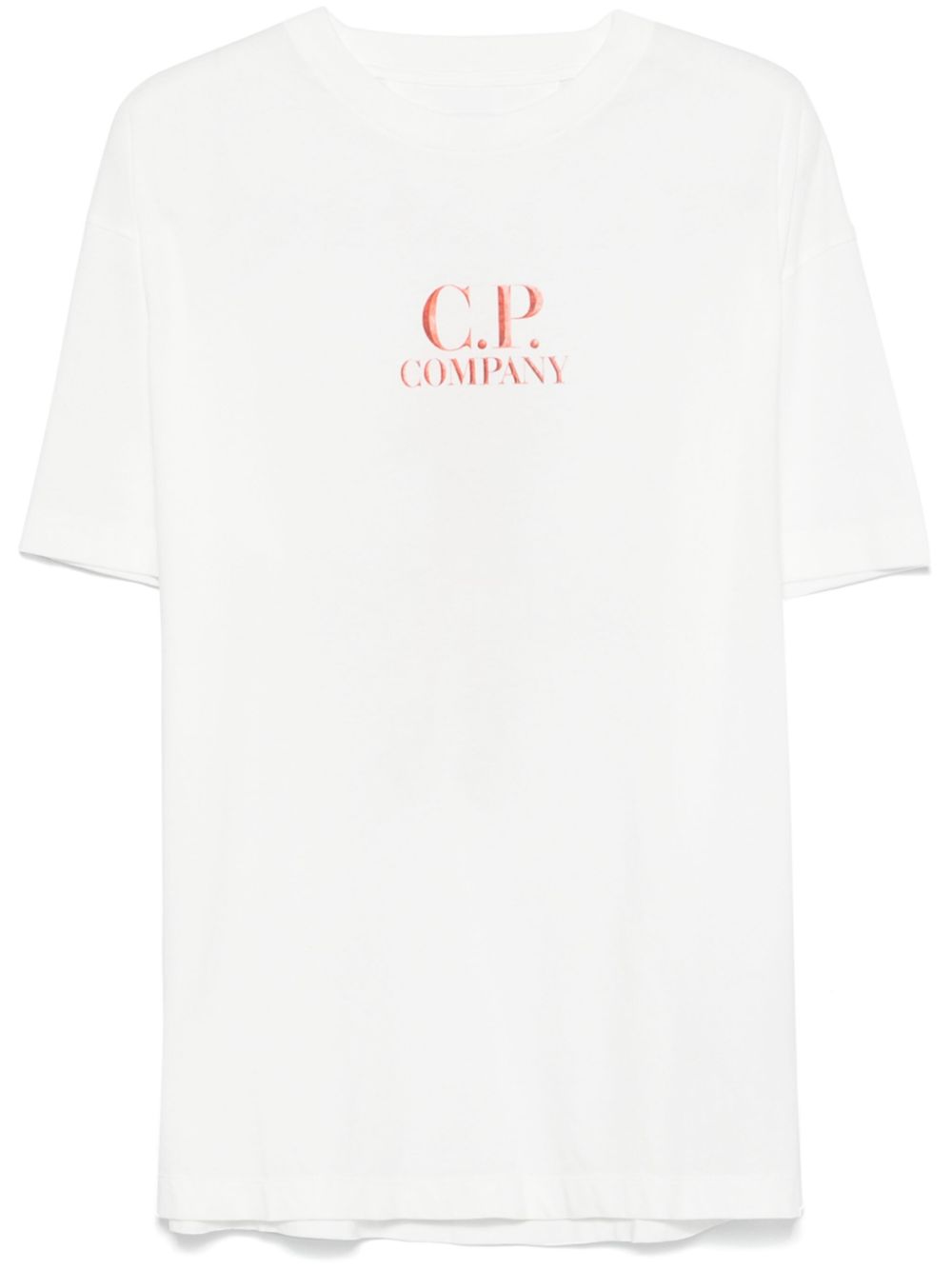 C.P. Company logo-print T-shirt Wit