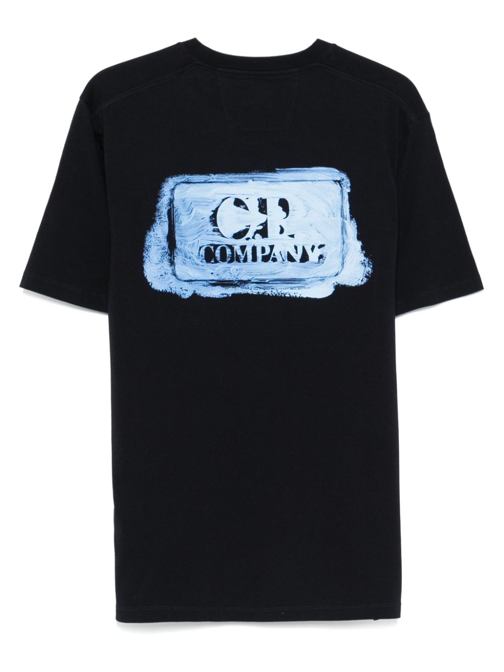 C.P. Company logo-print T-shirt - Zwart