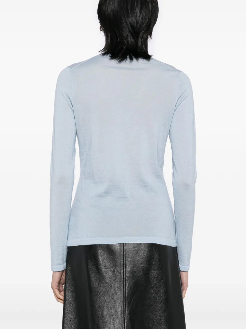 N.Peal Mia vest met V-hals Blauw