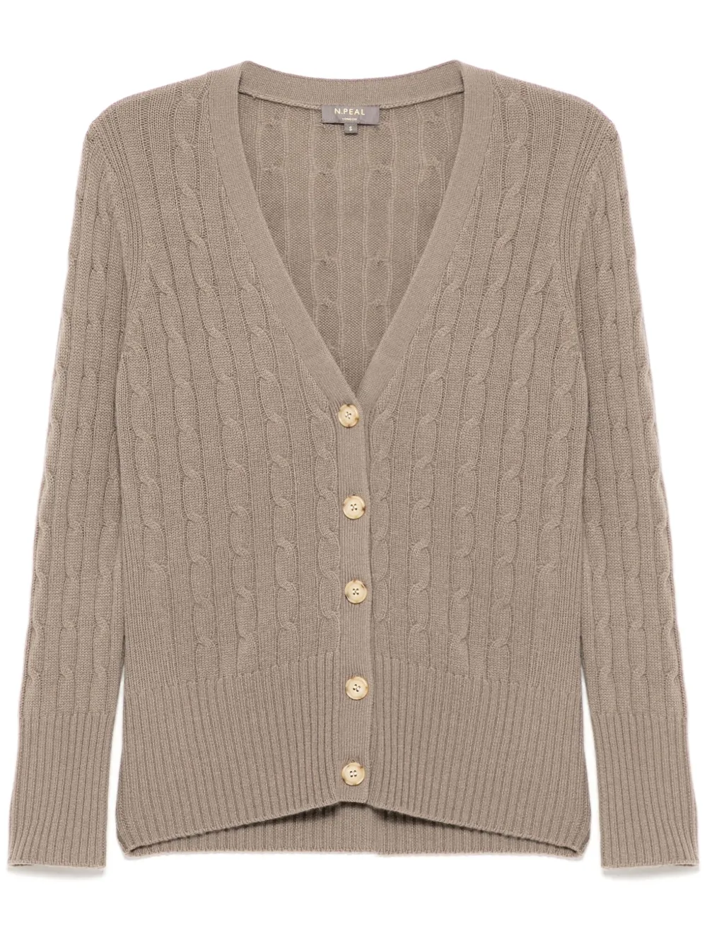 Clara Cable V Neck Cardigan