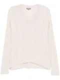 N.Peal cable cricket sweater - Neutrals