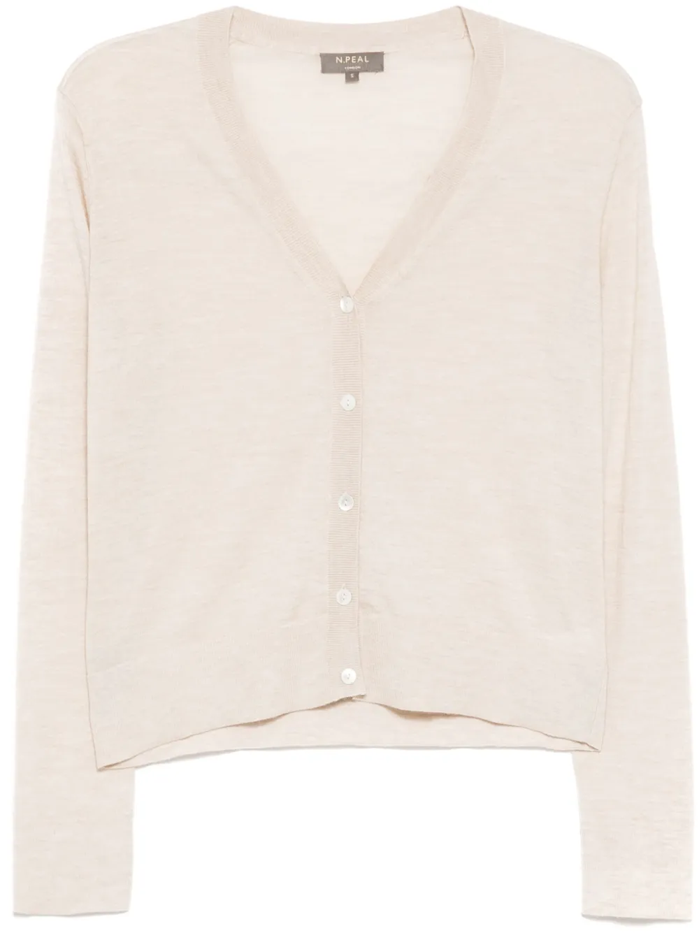 N.Peal Vest met V-hals Beige