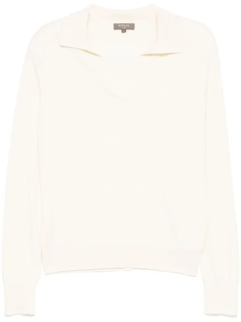 N.Peal V-neck polo shirt