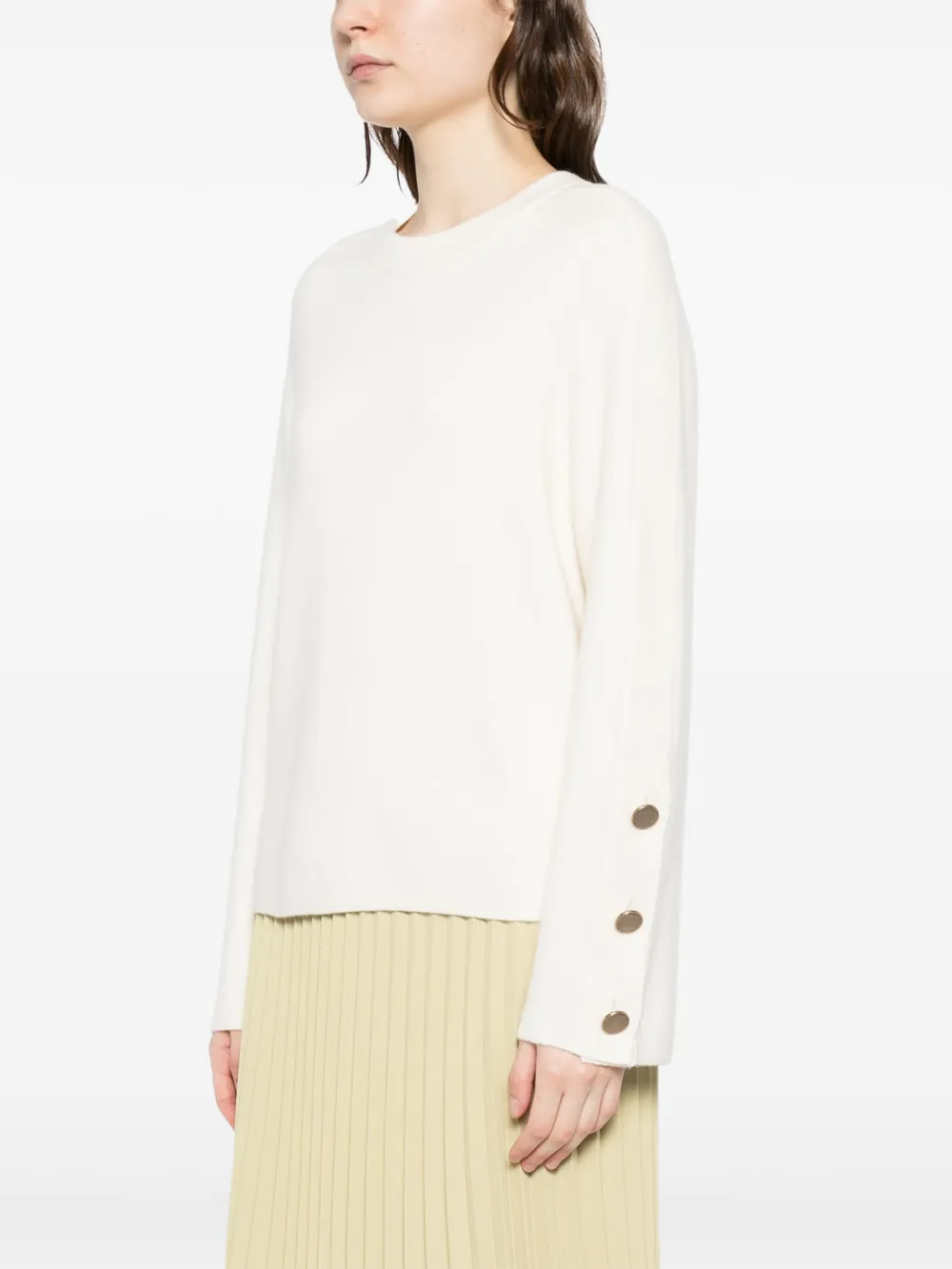 N.Peal Raglan trui Beige