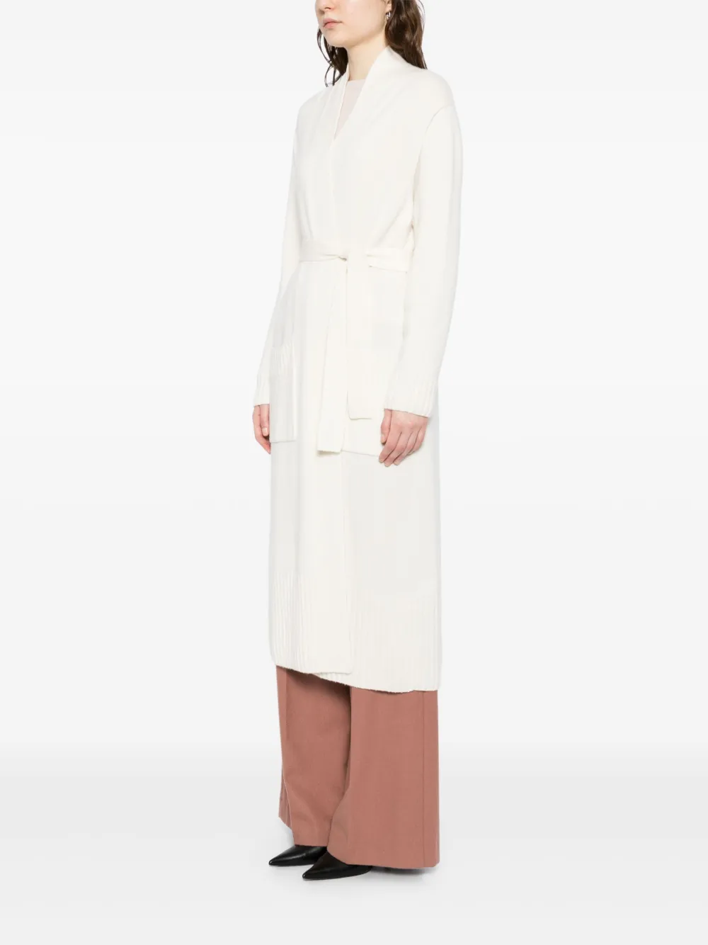 N.Peal Lang kasjmier vest Beige