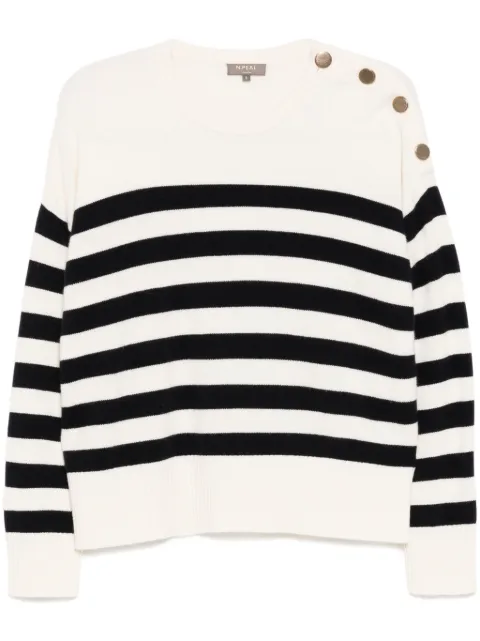 N.Peal striped sweater