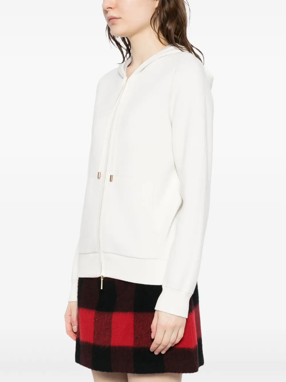 N.Peal Dubbelzijdige hoodie Wit