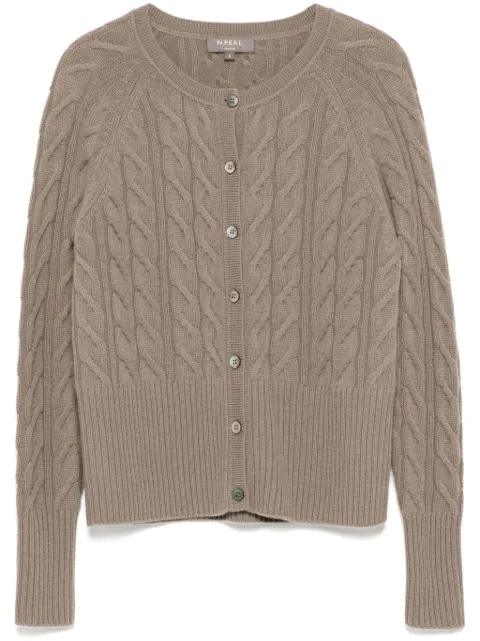 N.Peal Myla Cable Cardigan