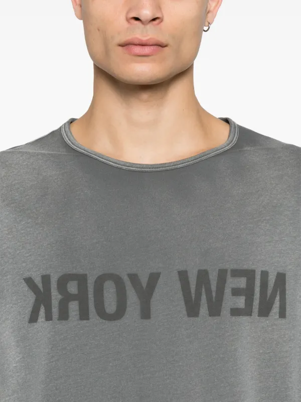 Helmut Lang New York T-shirt | Grey | FARFETCH