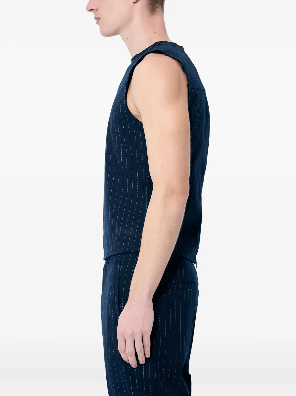 ENTIRE STUDIOS Spencer met krijtstreep Blauw