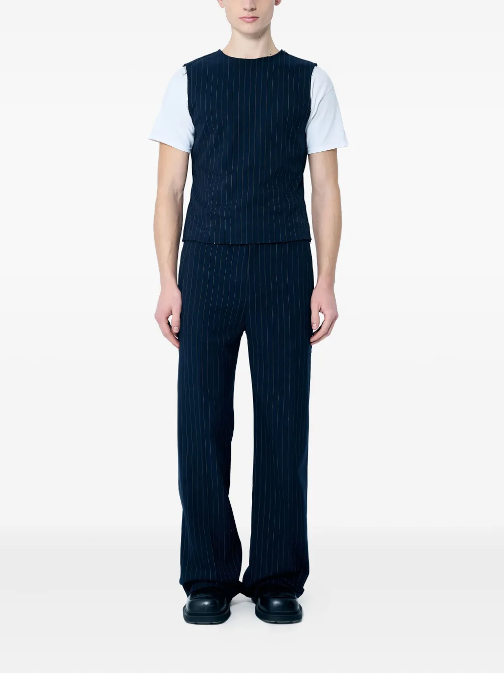 ENTIRE STUDIOS Spencer met krijtstreep Blauw