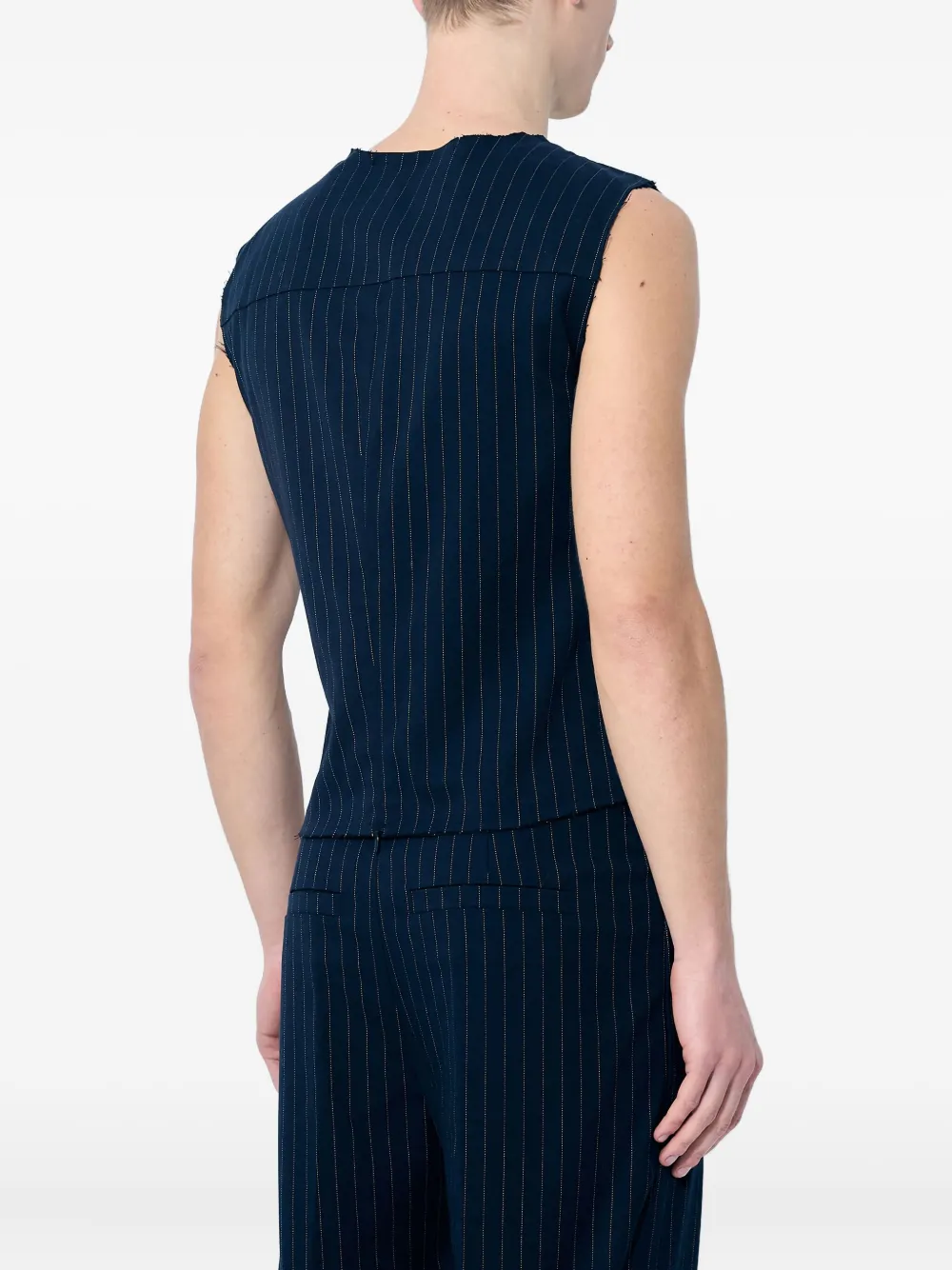ENTIRE STUDIOS Spencer met krijtstreep Blauw