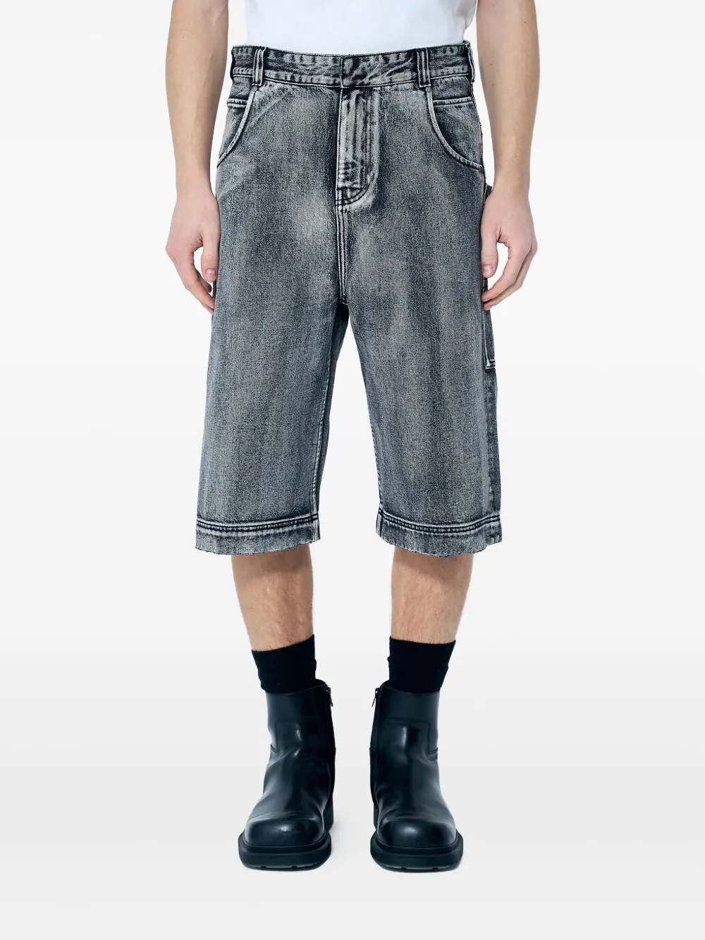 ENTIRE STUDIOS Denim shorts Grijs