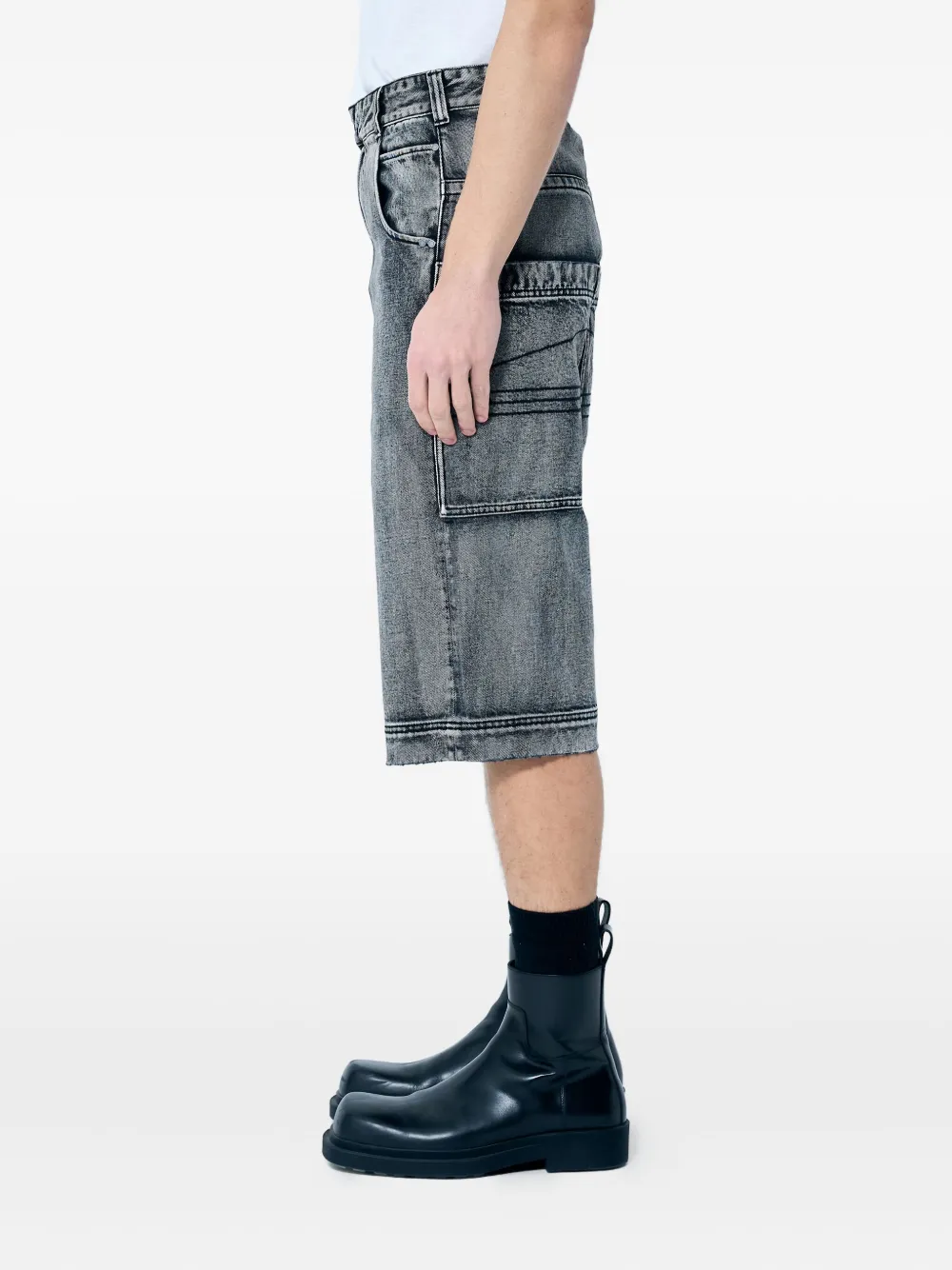ENTIRE STUDIOS Denim shorts Grijs